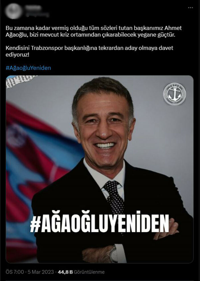 Trabzonspor taraftarından Ağaoğlu'na, 'Kul Ahmet' videolu geri dönüş maçı #7