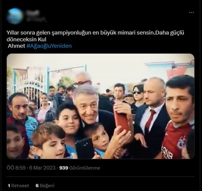 Trabzonspor taraftarından Ağaoğlu'na, 'Kul Ahmet' videolu geri dön yayını #10