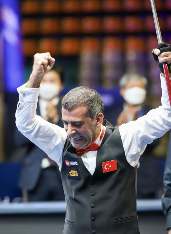 Milli Takımlar Dünya 3 Bant Bilardo Şampiyonası'nda Türkiye, şampiyon oldu