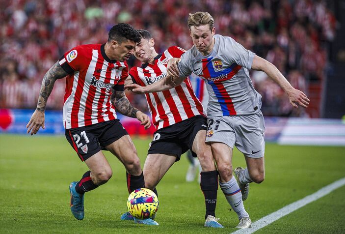 La Liga'nın lideri Barcelona, Athletic Bilbao'yu tek golle yendi