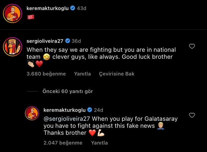 Galatasaray'da kavga iddiasına yanıt geldi