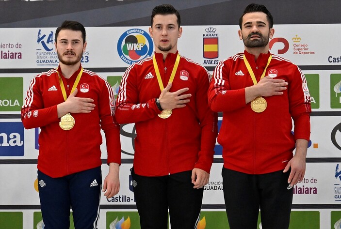 Karatede Erkek Kata Milli Takımı, Avrupa şampiyonu oldu