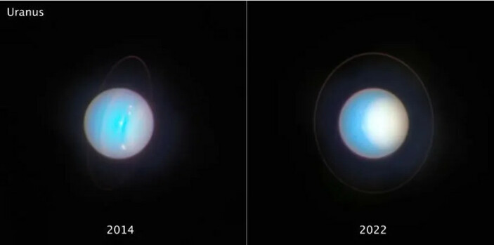 Hubble paylaştı: Uranüs nefes alıyor