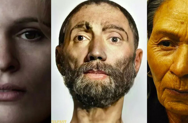 Kral Tut'un babası da taş devri şamanları var: Geçmişte yaşayan insanların yüzleri ortaya çıktı