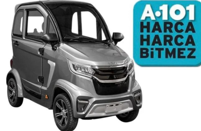A101 bu kez elektrikli otomobil satıyor