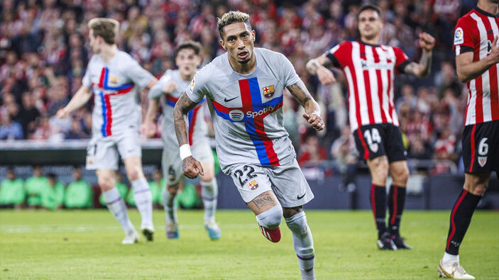 La Liga'nın lideri Barcelona, Athletic Bilbao'yu tek golle yendi