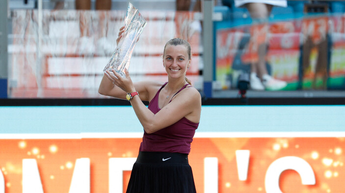 Miami Açık'ta zafer Petra Kvitova'nın